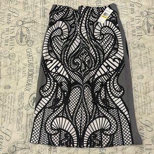 New Black Saks Fifth Avenue skirt with label